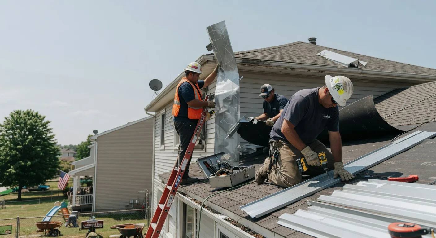 Storm Damage Metal Roof Repair in Bolingbroke, GA